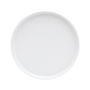 Avet Plato de Postre Elipse White, Diámetro 20 cm, Altura 2,5 cm, Pack 4 Unidades